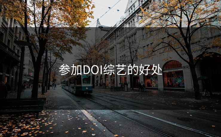 参加DOI综艺的好处